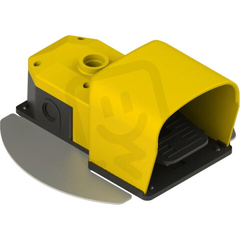 Nožní spínač s krytem PG 13,5, plast, 2NO+2NC, prov.C, žlutá, IP53 PX10200-C