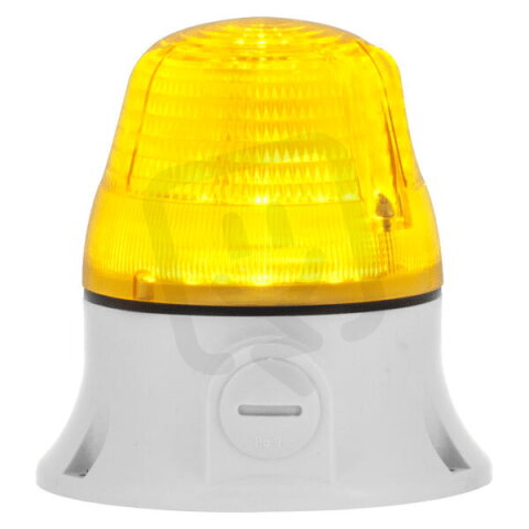 Svítidlo signální MICROLAMP LED 48 V, ACDC, IP54, M16, žlutá, světle šedá 38615
