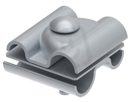 Upínací svorka na armování, tyč d8 -16mm pro výztužný prut, StZn GROMTOR 122112