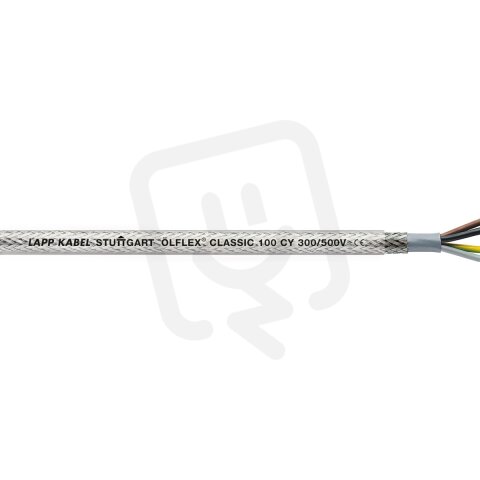 Ovládací kabel ÖLFLEX CLASSIC 100 CY 300/500V 2X1 LAPP 0035220