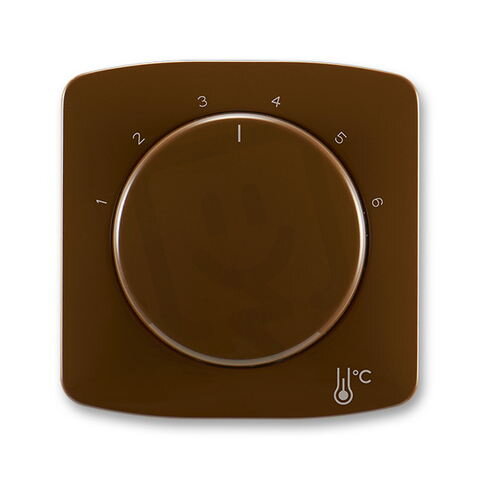 Kryt termostatu s otočným ovládáním, hnědá ABB 3292A-A00300 H