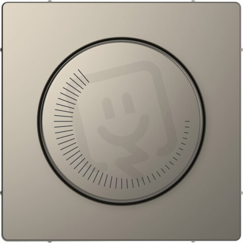 Centrální deska, Merten System D, pro ventilátor, nikl kovová, kov MEG5251-6050