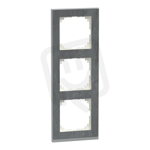 Krycí rámeček, Merten M-Pure Decor, trojnásobný, Slate SCHNEIDER MEG4030-3669