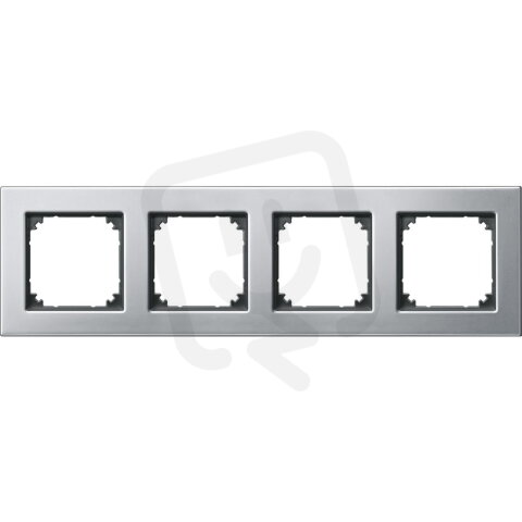 Rámeček M-Elegance 4násobný Platinum Sil SCHNEIDER 475460