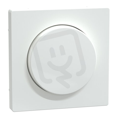 Centrální deska, Merten System D, s otočným knoflíkem, lotus white, termoplast