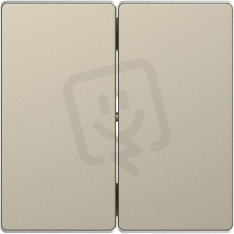 Kryt spínače, Merten D-Life, dvojitý, Sahara    SCHNEIDER MTN3400-6033