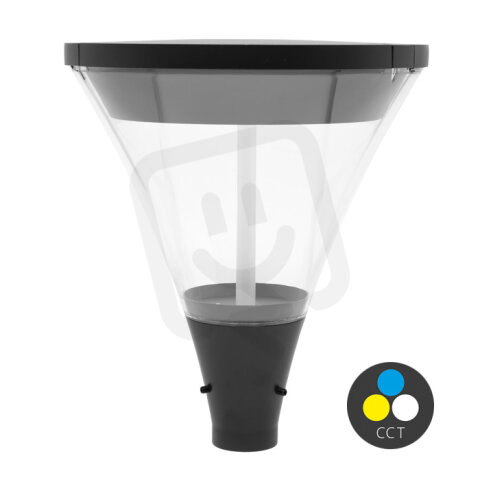 Parkové svítoidlo 20-40W, max.5330lm, CCT, IP66, IK09 černá ECOLITE ST52-40W/CCT