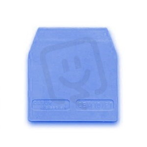 Koncová přepážka pro svorku CBC.16 modrá (Ex) MOREK CBI161