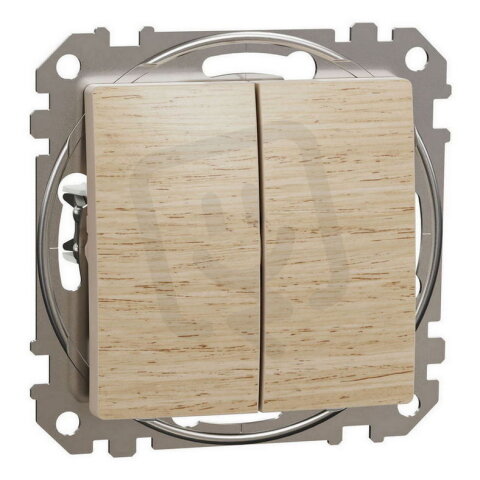 Přepínač střídavý ř.6+6, Bříza,Sedna Design/Elements SCHNEIDER SDD180108U