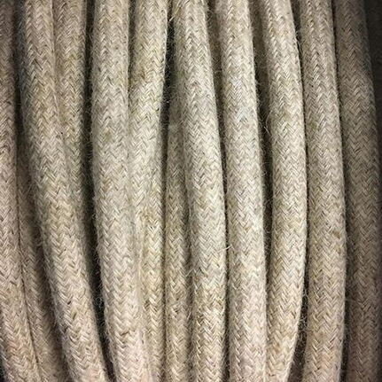 153599974 Textile cable, H03VV-F 2x0,75m