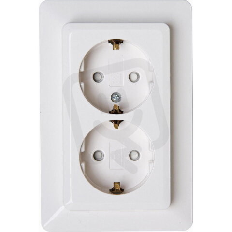 927713009 Double earthed socket outlet,