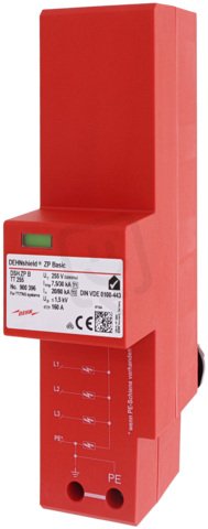 Kombinovaný svodič Typ1+2 DEHNshield ZP Basic Typ 1+2 pro 3fáz TT-a TN-S-Sítě