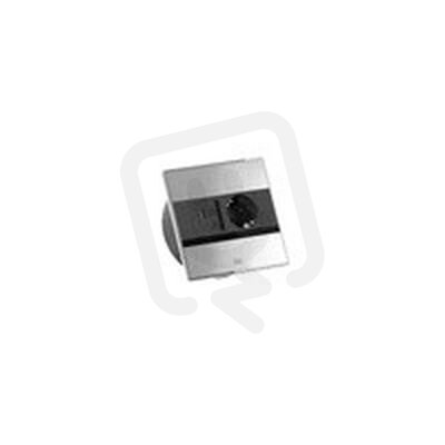SENSE Edelstahl-Optik 1x CEE7/3 1x USB A