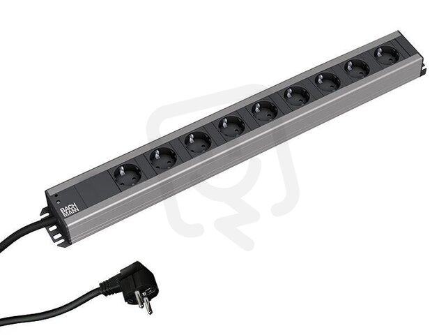 Bachman 300.001 Craftsman power strip 9xCEE7/3 power 2m CEE7/7