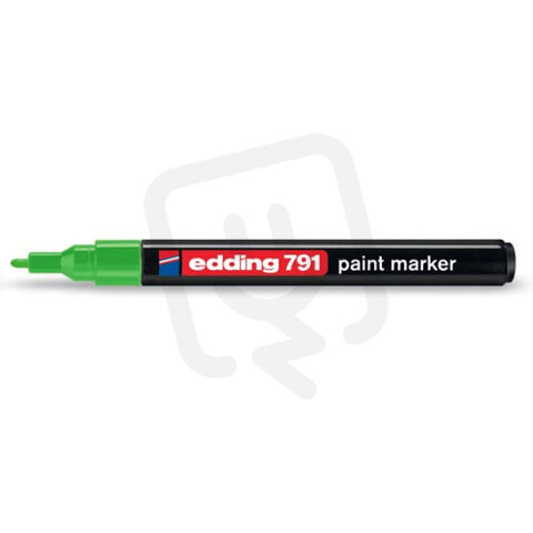 EDDING 791 zelená Permanentní pero s kulatým hrotem 1-2mm / barva zelená