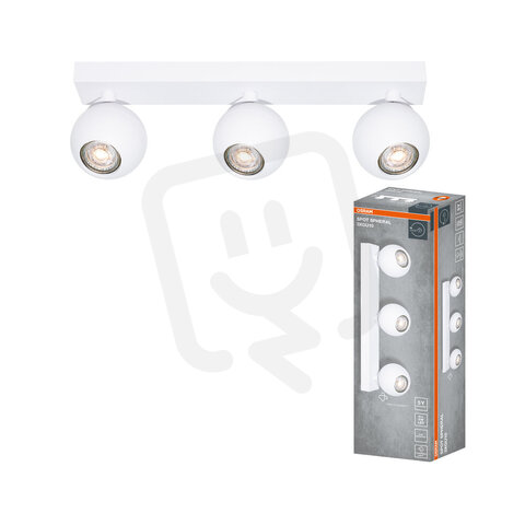 LED SPOT SPHERAL WHITE 3XGU10 OSRAM 4099854588600