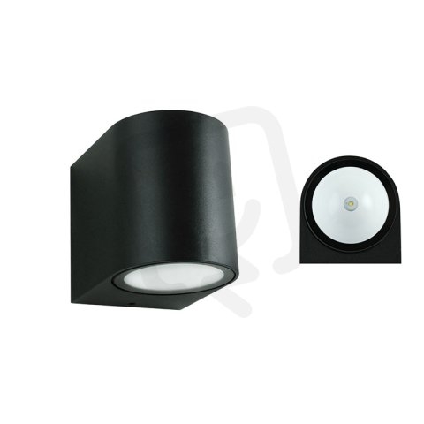 LED svítidlo Revos R, 3W, 4000K, IP65, černá barva MCLED ML-518.006.19.0