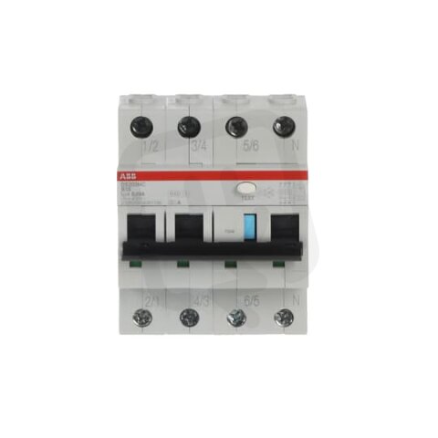 DS203NC-B16/A30 kombinace jistič/chránič 3P+N 16A 30mA B A ABB 2CSR256140R1165