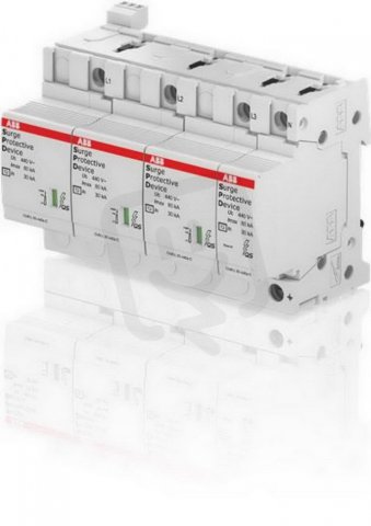 OVR T2 3N 40-440s P TS QS Přepěťová ochrana T2 440kA ABB 2CTB815704R3700