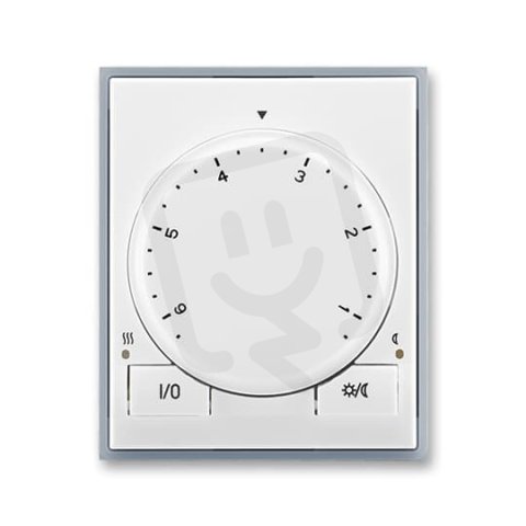 Termostat otočný univerzální 3292E-A10101 04 bílá/ledová šedá Element ABB