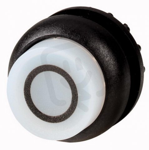Eaton M22S-DLH-W-X0 Prosvětlená ovládací hlavice, zvýšené, bez aret,černý,O bílá