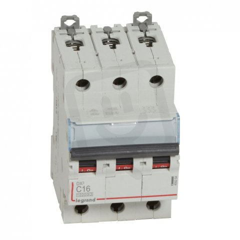 DX3 JISTIČ, 3 PÓLOVÝ, CHAR. C,16A 10000A/16KA LEGRAND 409254