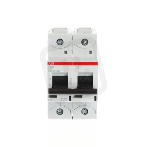 S802S-C16 jistič 2p char. C 16A s klecovou svorkou Icu 50kA ABB 2CCS862001R0164
