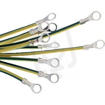 Zemnící vodiče L220mm, 6mm2, d6,4mm SCHNEIDER NSYEL226D6
