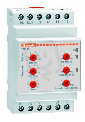 Lovato PMA50A415 Ochranné relé Ochrana čerpadla 380÷415VAC