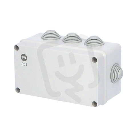 Krabice SolidBOX 68052 IP55 156x95x68mm plné víko stupň. vývodky (8x) FAMATEL