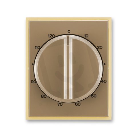 Kryt ovladače časového mechani 3294E-A00160 25 kávová/led. opálová Element ABB