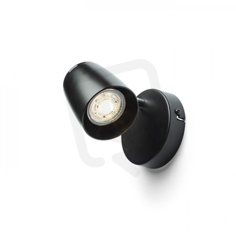 JOLI I nástěnná černá 230V LED GU10 10W RENDL R13556