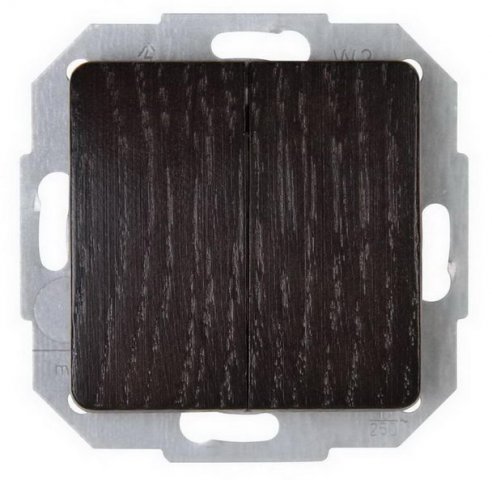 ONTARIO WENGE - sériový vypínač sériový (č.5) 10A, 250V~  KOPP 618537532