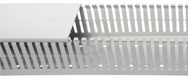 Kanál bezhalogenový 100 x 75 mm (š x v), barva RAL 7035 SCHRACK RH732909--