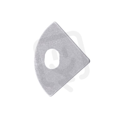 Koncovka pro RS2 s otvorem, stříbrná barva, 1ks MCLED ML-762.041.74.1