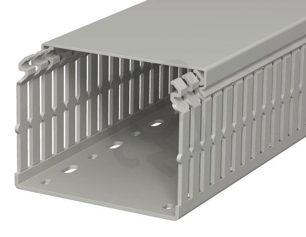 OBO LKV N 75100 Propojovací kanál LKV N 75x100x2000 kamenná šeď