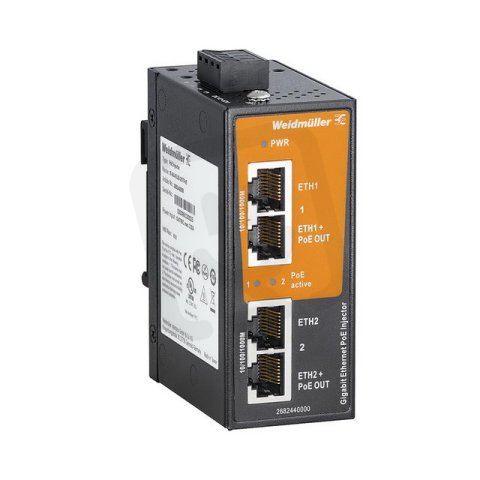 PoE injektor IE-INJ-EL02-2GTPOE WEIDMÜLLER 2682440000
