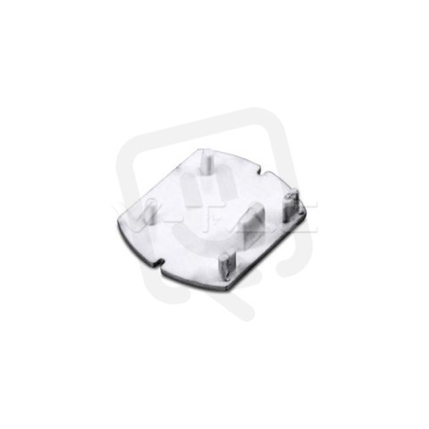 Track End Cap White,