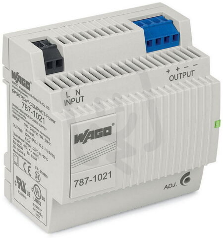 Spínaný napájecí zdroj  Compact 1fáz. 12V DC 6,5 A 2,5mm2 WAGO 787-1021
