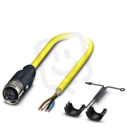 SAC-HZ-4P- 5,0-542/M12FS SH BK Kabel senzoru/aktoru 1409553