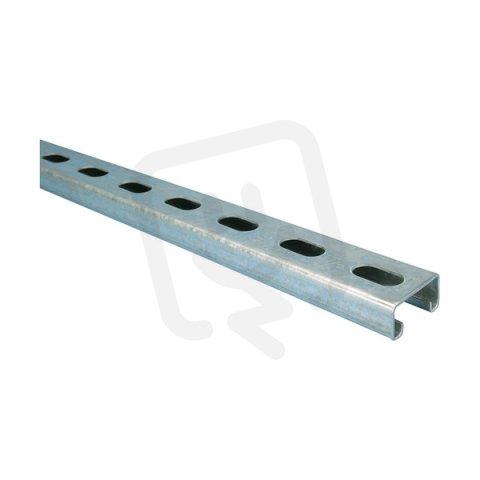 C - profil, ocel, galvanicky pokoveno,  3,000 mm x 21 mm x 41 mm x 2 mm