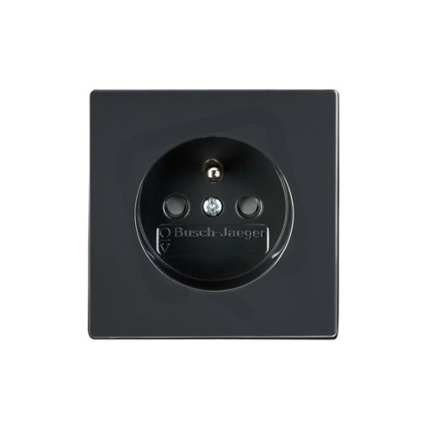 ABB FUTURE LINEAR,SOLO Zásuvka s ochr. kolíkem antracitová 5519B-A0235781