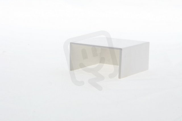 Koncovka 15x10mm, bílá MALPRO 61510