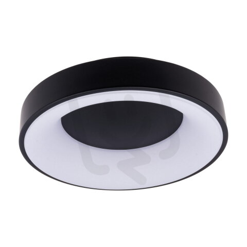 ZULU KPD60-B černé kulaté stropní TRIAK CCT LED svítidlo T-LED 105534