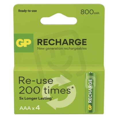 Nabíjecí baterie GP Recharge 800 AAA (HR03) B27184
