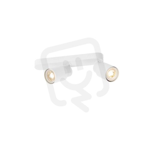 PURI 2.0 Tube, nástěnné a stropní svítidlo, asymetrické, 2 x max. 6W GU10, bílá