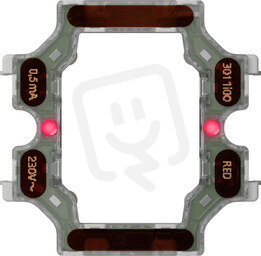 LED osv.prvek 230 V~/V3 0,5 mA ČE sériový Příslušenství GIRA 3793011