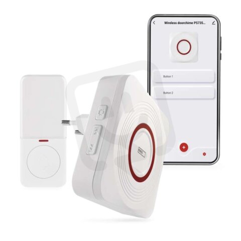 GoSmart Domovní bezdrátový zvonek P5735WS do zásuvky s WiFi EMOS P5735WS