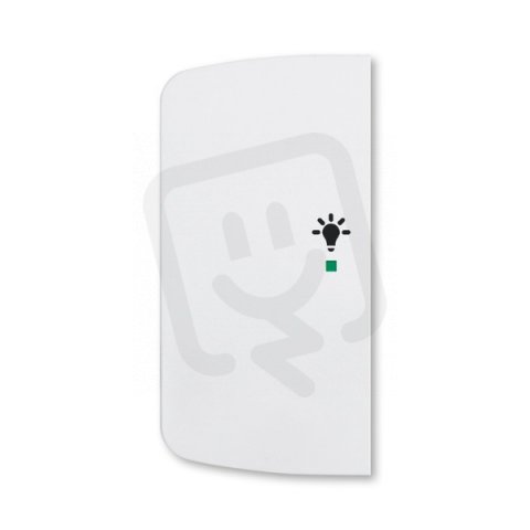 ABB Tango Kryt 2násobný levý symbol osvětlení bílá 6220A-A02101 B