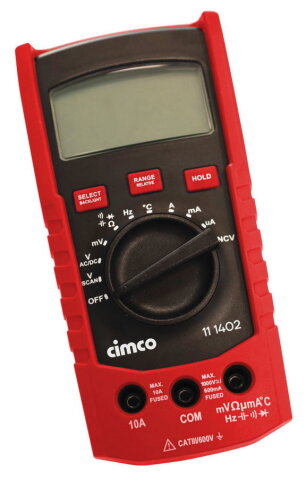 Digitální multimetr TRMS do 10 A CIMCO 111402